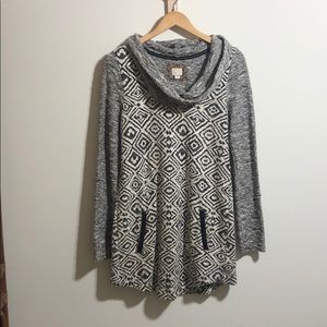 scoop neck Anthropologie sweater